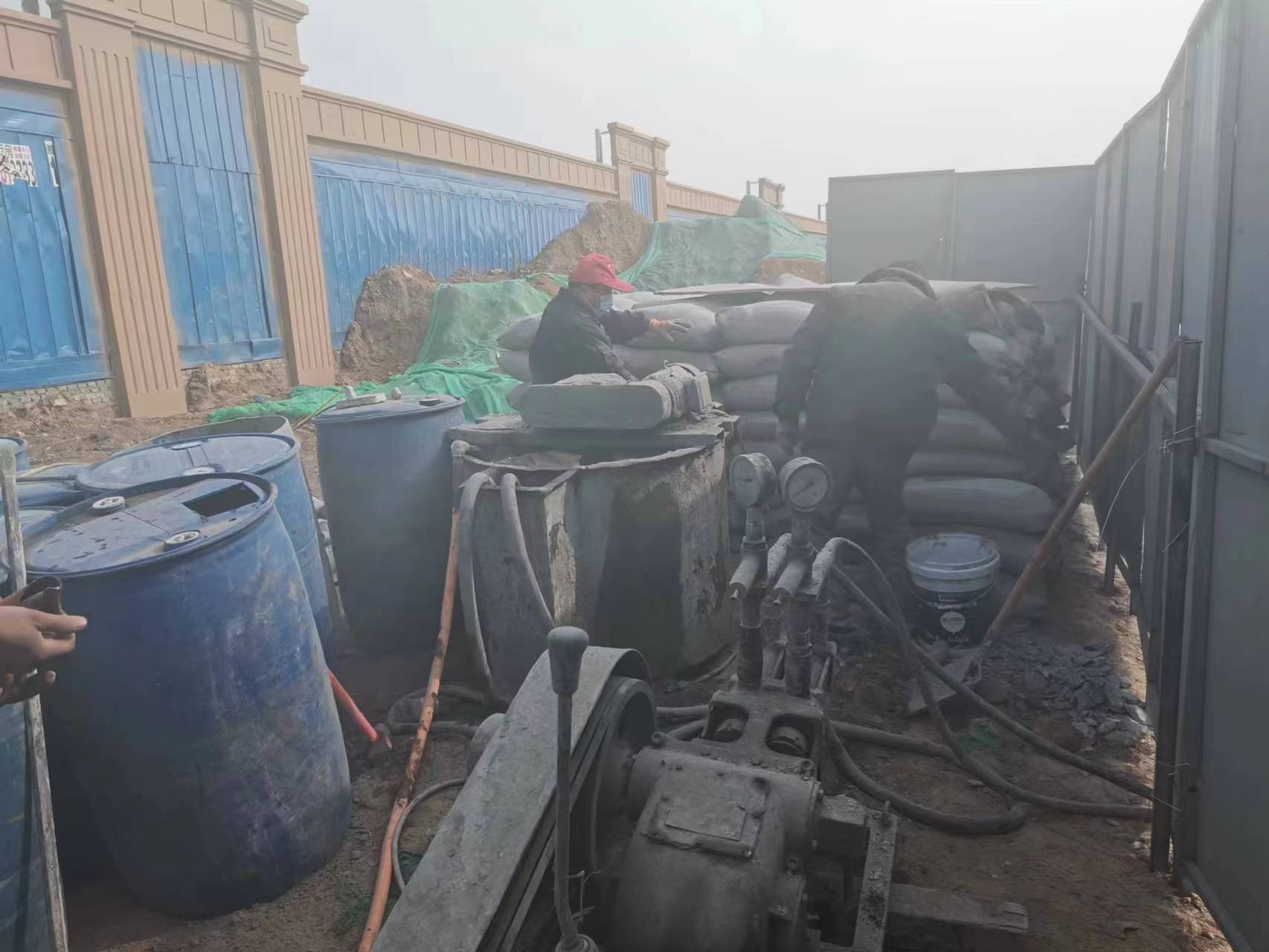 从江地基沉降注浆加固